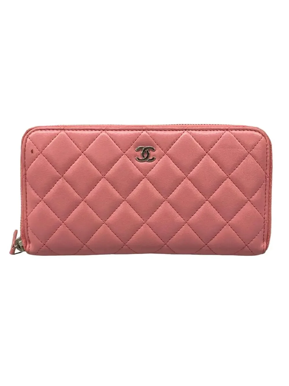 Chanel Matelasse Pink Lambskin Long #300022C69B